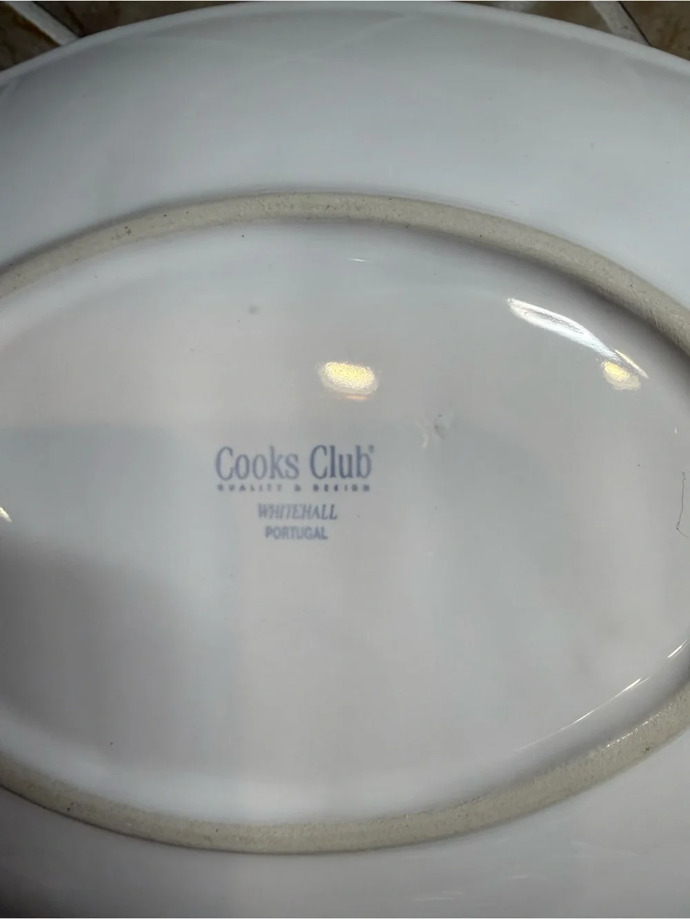 Cooks Club Whitehall Portugal Ceramic Gravy Boat And Platter Decorative White